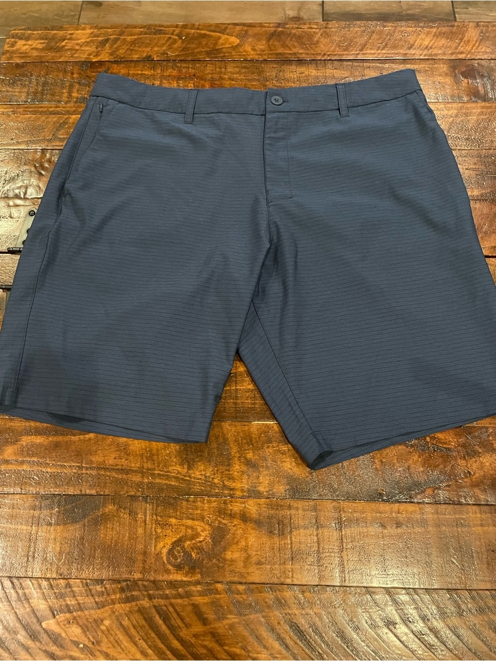 Hang Ten Men's Navy Flat-Front Performance Shorts
